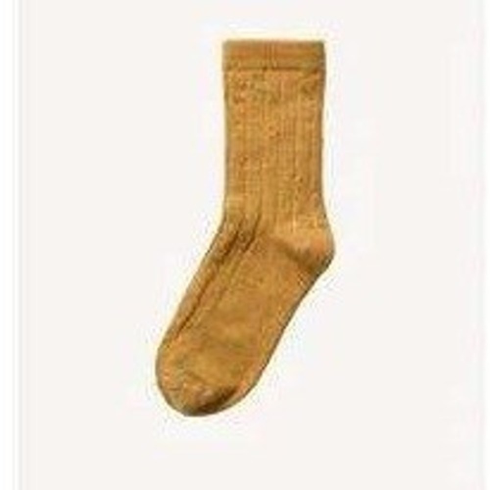 NUI Organics Nature Sock Ochre XL New With Tags